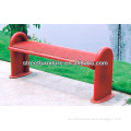 Anti-rust powder coated metal outdoor backless bench
